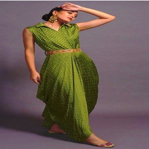 Salwar Kameez de Lino Pesado para Mujer, Diseño Kanya Libas, Estilo Pakistaní, para Fiestas y Festivales - Product Image 2