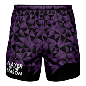 Shorts de Rugby de Poliéster Transpirable con Logotipo Personalizado, Dos Tonos, Doble Costura, Unisex, Venta al Por Mayor Directo de Fábrica - Product Image 1