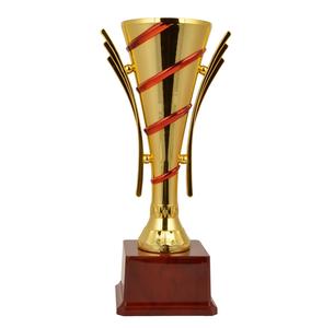 Trophée de récompense en laiton sur le thème de Rising Star Sports Tasses Médaille en laiton poli de qualité supérieure Modèle Poignée Feuille Grossiste direct - Product Image 1