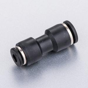 Bouton en plastique Corps en laiton avec raccord de tube enfichable nickelé Tuyau pneumatique Joint d'air en L pour tuyau de tube en PU - Product Image 4