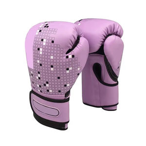Gants de boxe professionnels 8oz avec logo personnalisé en cuir PU de haute qualité Caractéristiques respirantes de grande taille pour adultes Gants de boxe - Product Image 4