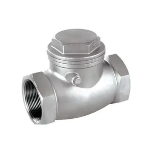 Check Valve Superior Quality Stainless Steel Female Threaded End Swing Check Valve