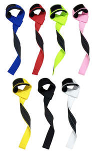 Sangles de musculation en cuir avec logo personnalisé, support de poignet pour la remise en forme, élastiques, durables, équipement d'entraînement - Product Image 3