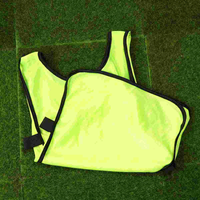 Maillots d'entraînement de football réversibles en maille respirante, écologiques, avec logo personnalisé, légers, pour adultes, OEM