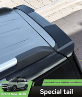 24/26 Nouveau BAIC BJ30 Aileron arrière en fibre de carbone Kit de modification de voiture Accessoires de décoration de toit de haute qualité