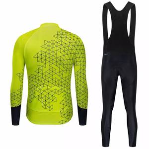 เสื้อปั่นจักรยานสำหรับผู้ชายเสื้อปั่นจักรยานแขนยาวผ้าโพลีเอสเตอร์ระบายอากาศกันลมพิมพ์ซับลิเมชันตามสั่ง - Product Image 3