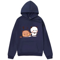 패션 2025 하이 퀄리티 고양이 연인 후드 귀 포옹 파우치 개 애완 동물 후드 캐주얼 캥거루 풀오버 운동복 새로운