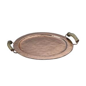 Bandeja de servicio decorativa hecha a mano de diseño atractivo Acabado pulido brillante para comida Pasta o bandeja de servidor de desayuno - Product Image 6