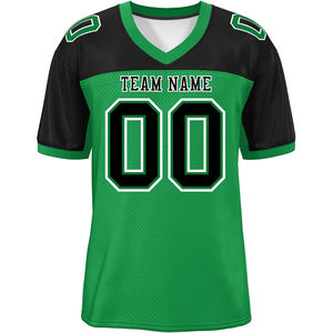 Camisetas de fútbol americano urbano de secado rápido personalizadas, ropa de calle, ropa deportiva para discoteca, malla de poliéster, impresión por sublimación transpirable - Product Image 5