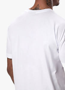 T-shirts surdimensionnés unisexe 100% coton 220gsm à séchage rapide respirant grande taille col rond logo personnalisé coupe ample prix imbattable - Product Image 3