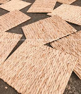 Venta al por mayor Rectángulo Seagrass Mantel Individual Hecho a mano Paja Manteles Mesa de comedor Boho Decoración de la pared de Vietnam - Product Image 6