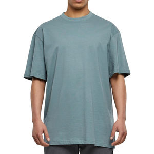 T-shirts décontractés pour hommes en coton 100% en gros, tissu tricoté 100%, t-shirt vierge - Product Image 5