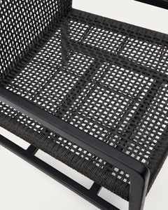 Muebles de exterior de lujo, conjunto de sofás de madera de teca maciza resinosa, diseños que incluyen tejido de ratán - Product Image 3