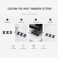 Patch en silicone noir mat personnalisé avec lettres 3D en TPU en relief pour le marquage de vêtements, t-shirts, sweats à capuche et badges