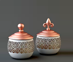 Royal Metal Candle Votives Design de luxe et finition de qualité supérieure pour les occasions de Noël au meilleur prix - Product Image 1