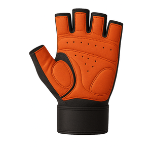 Gants de musculation en néoprène à demi-doigts, légers, respirants, avec dos en maille, paume rembourrée, pour la salle de sport, unisexe, paire - Product Image 3