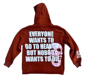 เสื้อฮู้ดกันหนาวคอตตอนใช้ได้ทั้งชายและหญิงเสื้อฮู้ดพิมพ์พัฟ3D ตามสั่งผู้ผลิตเสื้อฮู้ดซักกรดแบบกำหนดเอง DTG DTF - Product Image 1