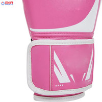 Guantes de Boxeo Personalizados al por Mayor, de Cuero Vacuno de Alta Calidad, Transpirables, Impermeables y Antideslizantes, S R Sports