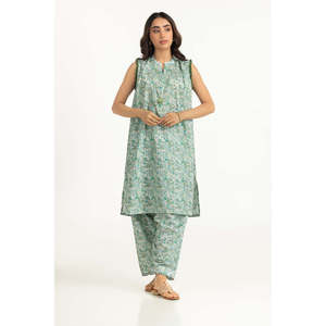 ชุดเซ็ต IUSTTS-2128 ผ้าชีฟองลำลองสำหรับฤดูใบไม้ผลิ/ฤดูร้อน แบบ 2 ชิ้น ไซส์ XS XXS ลายพิมพ์ลายดอกไม้ - Product Image 2