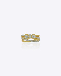 Luxury 9K Gold Polki <b>Diamond</b> <b>Ring</b> for Women Traditional Kundan Inspired Bridal Engagement Wedding Jewelry Statement Finger - Product Image 1