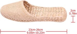 Handcrafted Eco-Friendly <b>Indoor</b> <b>Slippers</b> Comfortable Stylish Open Toe Water Hyacinth Sustainable Footwear for a Greener Future - Product Image 2