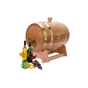 Baril à whisky en chêne naturel, artisanat traditionnel pour l'âge des boissons - Product Image 1