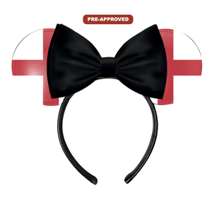 Diadema Personalizada Hecha a Medida con Orejas de Ratón y Diseño Pre-Aprobado, Inglaterra H.E.R. Accesorios - Product Image 1