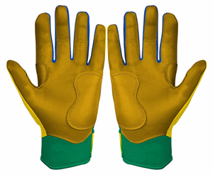 Guantes de Bateo de Béisbol y Sóftbol Profesionales al por Mayor, Guantes de Bateo de Cuero de Cabra Genuino, Guantes de Bateo Personalizados - Product Image 2