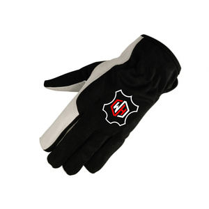 Gants de conduite confortables en cuir de grain de chèvre respirant coton tissu dos main sécurité assemblage gants de travail - Product Image 5