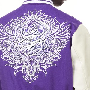 OEM Custom logo Chenille Embroidery Patch <b>Vintage</b> Baseball Bomber Letterman <b>Varsity</b> <b>Jacket</b> for Men College - Product Image 5