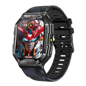 Reloj Inteligente Deportivo para Exteriores KR82, Batería de Larga Duración de 650 mAh, Llamadas <span class=keywords><strong>por</strong></span> Bluetooth, Frecuencia Cardíaca, SpO2, Brújula, Altímetro, IP68 - Product Image 4