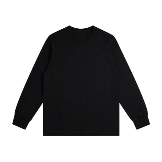 เสื้อแขนยาวสีดำแบบมีเชือกรูด