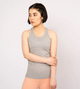 Fortuners-Camiseta de entrenamiento de algodón hecha a medida para mujer, Top corto de gimnasio para correr, camisetas sin mangas deportivas para Yoga - Product Image 4