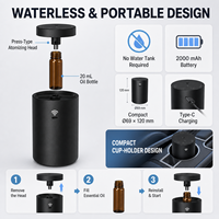 Diffuseur d'arômes intelligent WiFi en gros, nébuliseur d'huiles essentielles sans eau avec contrôle par application et bouteille de 20 ml pour véhicule et maison