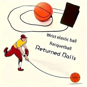 Ensemble de bracelets de maintien pour ballons de sport (basketball, baseball et football) – Équipement d'entraînement à cordon élastique - Product Image 4