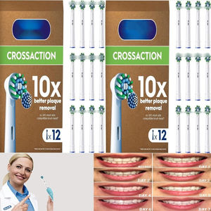 Têtes de brosse à dents électrique OEM à poils souples pour soins bucco-dentaires en profondeur pour adultes, compatibles avec les têtes de rechange Oral B - Product Image 1