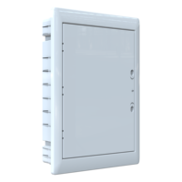 Boîte de distribution encastrée Yavuz Pano Aydinlatma POLI 019-B blanche IP40 en plastique ABS PC 390x535x107 mm 45 MCB 2,52 kg