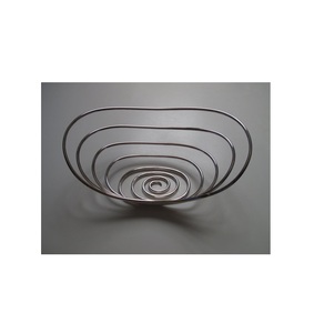 Silver New Durable Metal <b>Fruit</b> Basket With Strong Base Designed To Hold Apples Oranges Bananas And <b>Other</b> <b>Fresh</b> Seasonal Fruits - Product Image 4