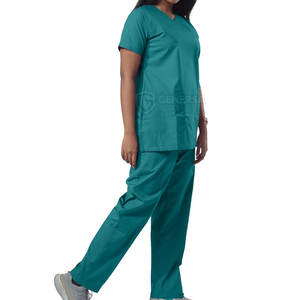 Nouvel arrivage Meilleure vente d'uniformes médicaux de haute qualité pour femmes tricotés 100% coton personnalisable - Product Image 3