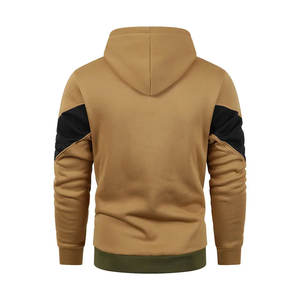 Ropa de calle personalizada 100% algodón Unisex en blanco francés Terry Sudadera con capucha de gran tamaño chaqueta con cremallera hombres contraste costura Zip up Hoodie - Product Image 6