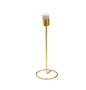 Nouveau support de bougie pour décoration de mariage porte-bougie en métal lanterne en fer porte-bougie en métal avec cristal votif - Product Image 1
