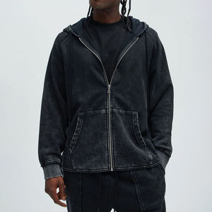 Nouveau design, best-seller, faible MOQ, vente en gros, sweat-shirts pour hommes avec impression puff, impression sérigraphique, effet délavé au soleil - Product Image 6