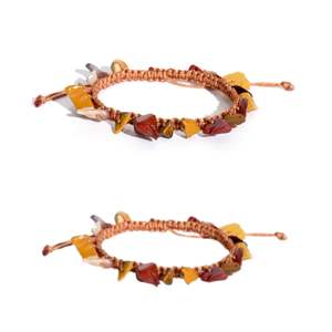 Handmade Adjustable Rope Gemstone <b>Bracelet</b> with Natural Healing Crystal Beads Perfect Jewelry Gift for All Occasions - Product Image 2