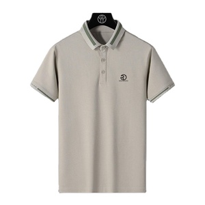 Polo de negocios de manga corta de verano, camiseta para hombre, tendencia informal de negocios de media manga fina - Product Image 3