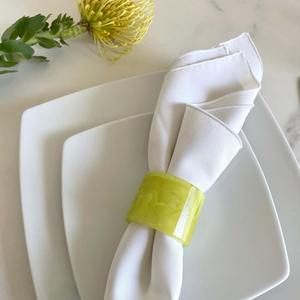 Anillo de Servilleta de Resina Acrílica Minimalista Moderno, Patrón de Remolino, Hecho a Mano, para Bodas, Ecológico, Duradero, Accesorio para Mesa de Comedor - Product Image 4