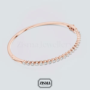 Bracelet de tennis en or massif 18 carats 14 carats 10 carats avec diamants certifiés IGI Bracelet en diamant cultivé en laboratoire pour femmes Cadeau de bijoux de luxe fins - Product Image 4