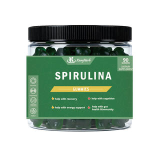 Complément alimentaire en gommes de spiruline et de chlorelle OEM, gommes de spiruline pour renforcer l'immunité, gommes de spiruline - Product Image 1