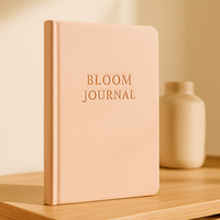 Carnet relié LABON Bloom Journal pour la pleine conscience, la gratitude, la réflexion quotidienne, le soin de soi, la croissance et le bien-être mental, l'écriture
