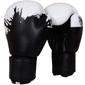 New Arrival Professional Boxing <b>Gloves</b> Cowhide Leather Breathable <b>Moisture</b> Wicking Quick Drying Customizable for Competition - Product Image 2