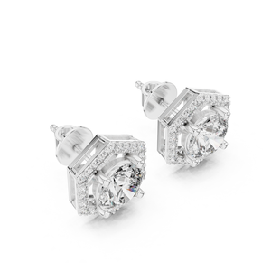 IGI Certified Lab Grown <b>Diamond</b> Stones Elegant Luxury Round Shape <b>Diamond</b> Earrings Wholesale and Retail <b>Jewelry</b> Buyers - Product Image 4